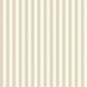 Classic Stripe Wallpaper in Magnolia and Sandstone