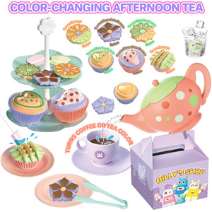 3 in 1 Pretend Play Color Changing Tea Party Cupcakes Set