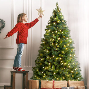 Snowhill Pre Lit Christmas Tree