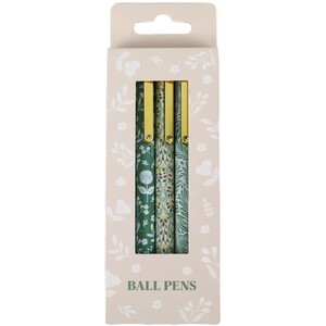 Pack of 3 Modern Floral Pens