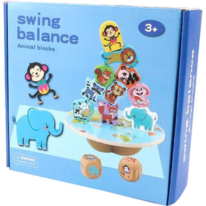 Wooden Stacking Dinosaurs Balance Game