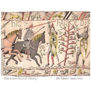 Bayeux Tapas Tree - Simon Drew Designs - 1000 piece Jigsaw
