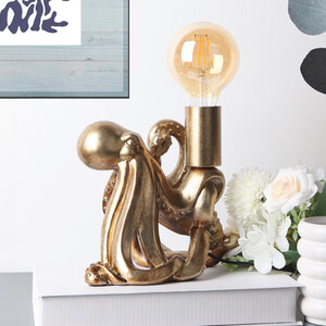 Octopus Table Lamp with Bulb