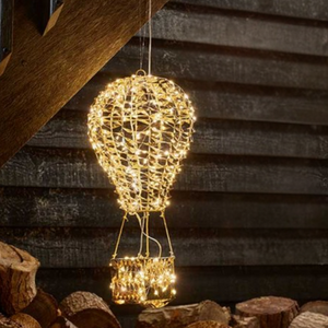 Christmas Gold Hot Air Balloon