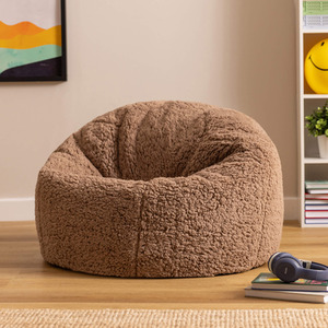 2 Pack Icon Kids Kingston Teddy Berber Fleece Classic Dome Bean Bag