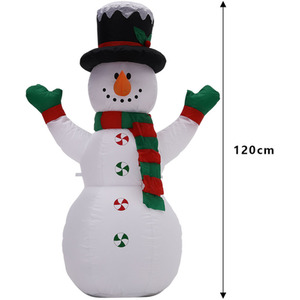 Inflatable Snowman Christmas Yard Decoration