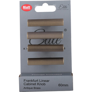 Pack of 4 Frankfurt Linear T Knobs