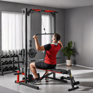 SPORTNOW Cable Crossover Machine for Home Gym