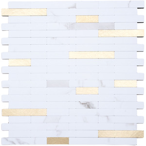10-Piece Self-Adhesive SPC Wall Tile Stickers