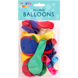 20 9 inch Large Round Balloons Helium Quality