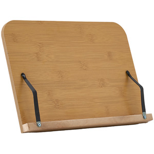 Adjustable Book Stand and Holder with Page Clips