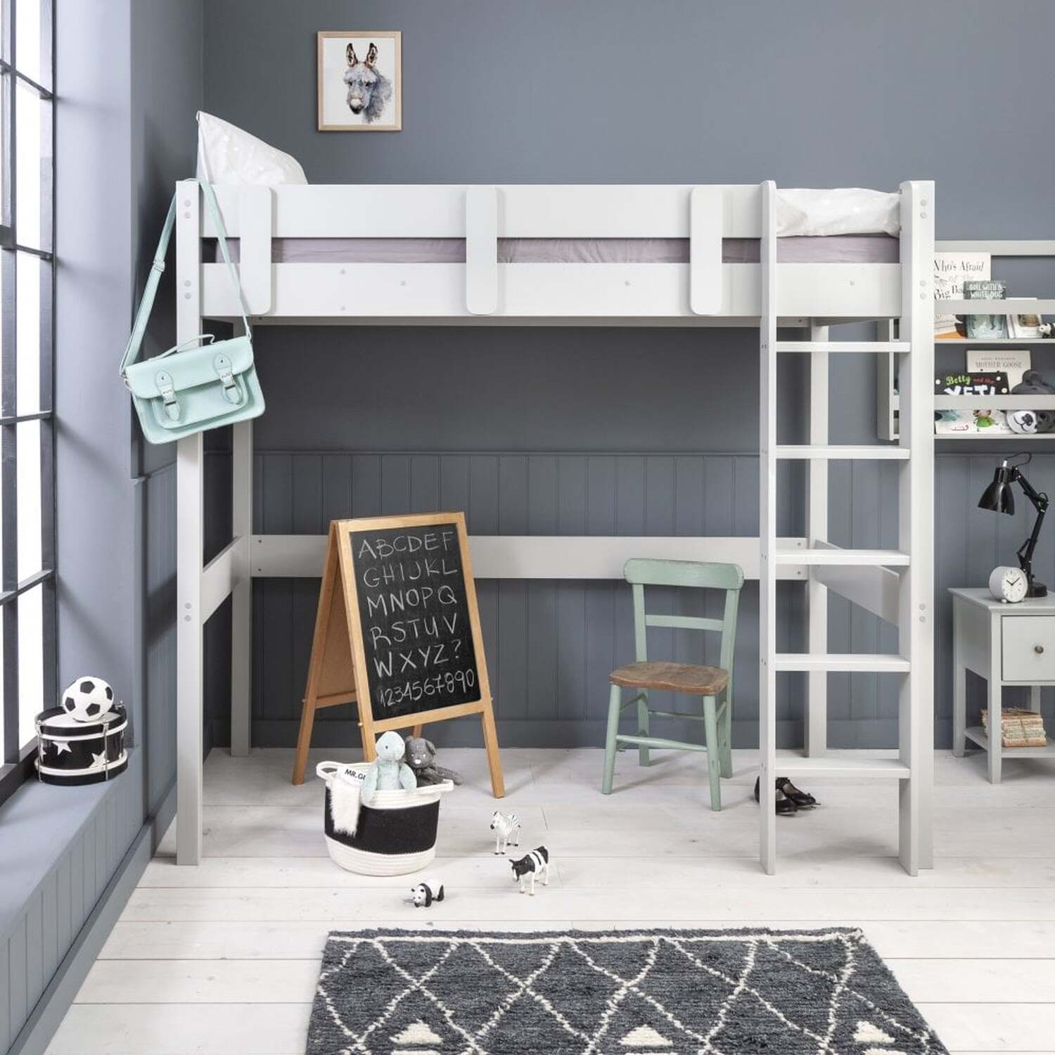 Una Highsleeper Cabin Bed - Silk Grey