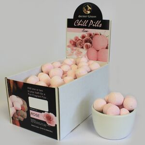 Box of Chill Pills (Mini Bath Bombs) Rose