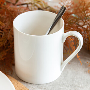 Mikasa Egret China Mugs, Set of 4, 380ml, White