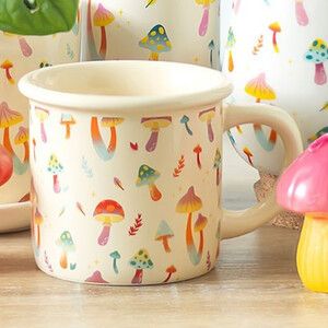 Funky Fungi Mushroom Print Mug