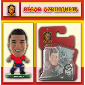 SoccerStarz Spain Cesar Azpilicueta - Home Kit 5cm Figure