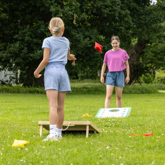Grasshopper Games FSC Wooden Cornhole Set