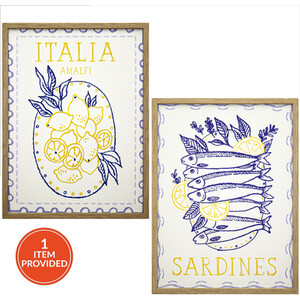 Italian Coastal Framed Wall Art