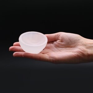 Selenite Round Bowl Crystal Display Decorative Trinket Holder
