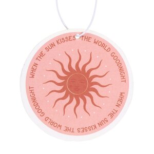 Golden Hour Sun Floral Car Air Freshener Calm Elegant Scent