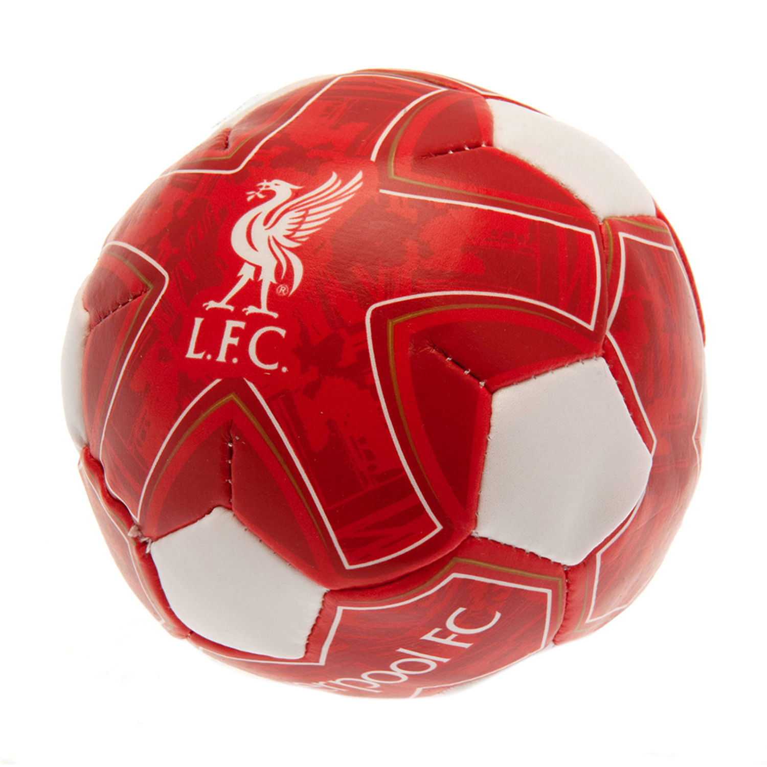 Liverpool Fc Crest Soft Mini Football - Red/White