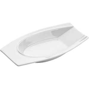 Basso White Porcelain Serving Bowl