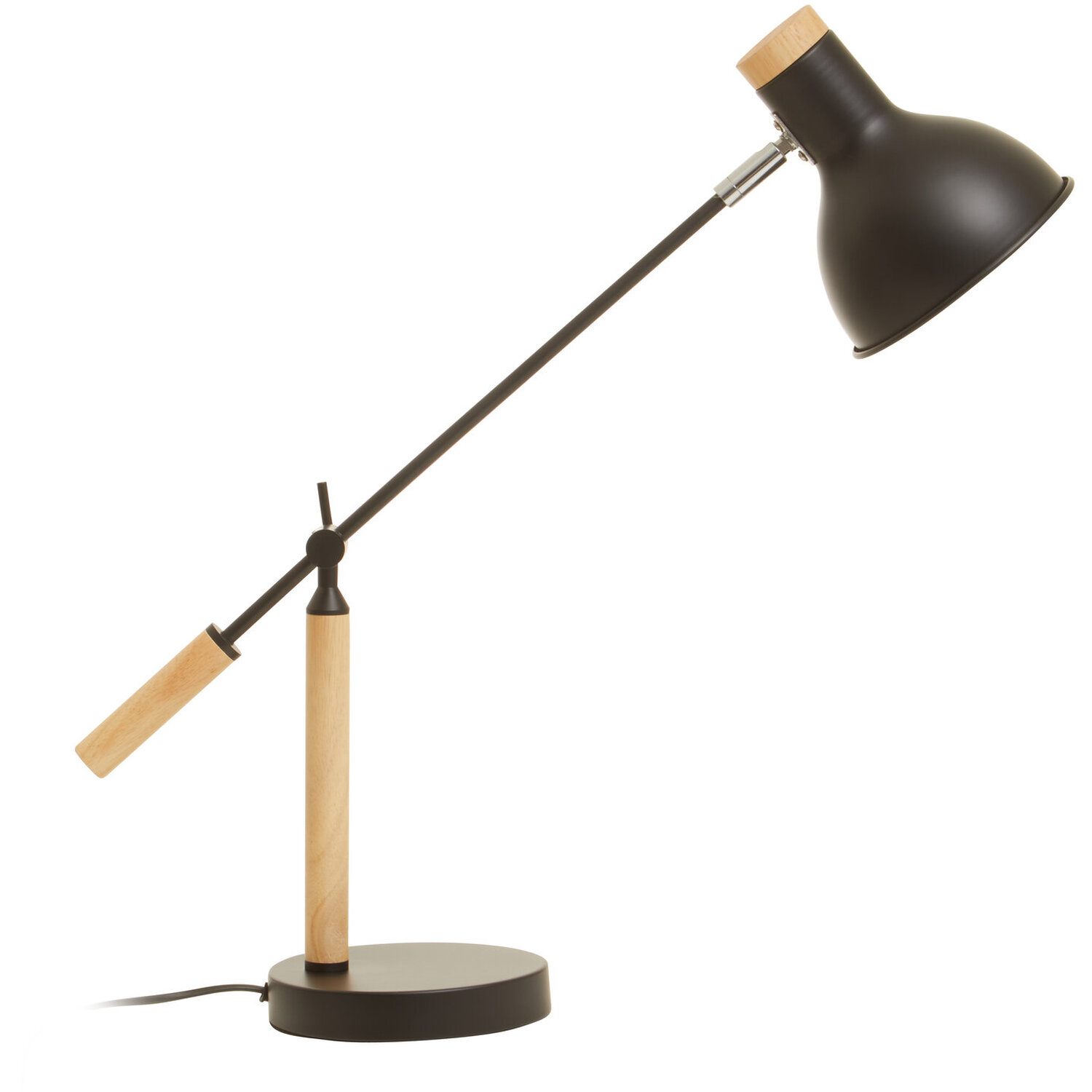 Stockholm Matte Black Table Lamp - Black