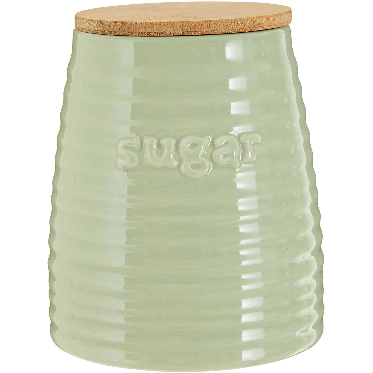 Winnie Green Dolomite Sugar Canister - Green
