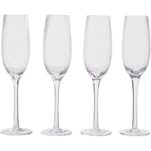 Lyle Set of Four Champagne Glasses