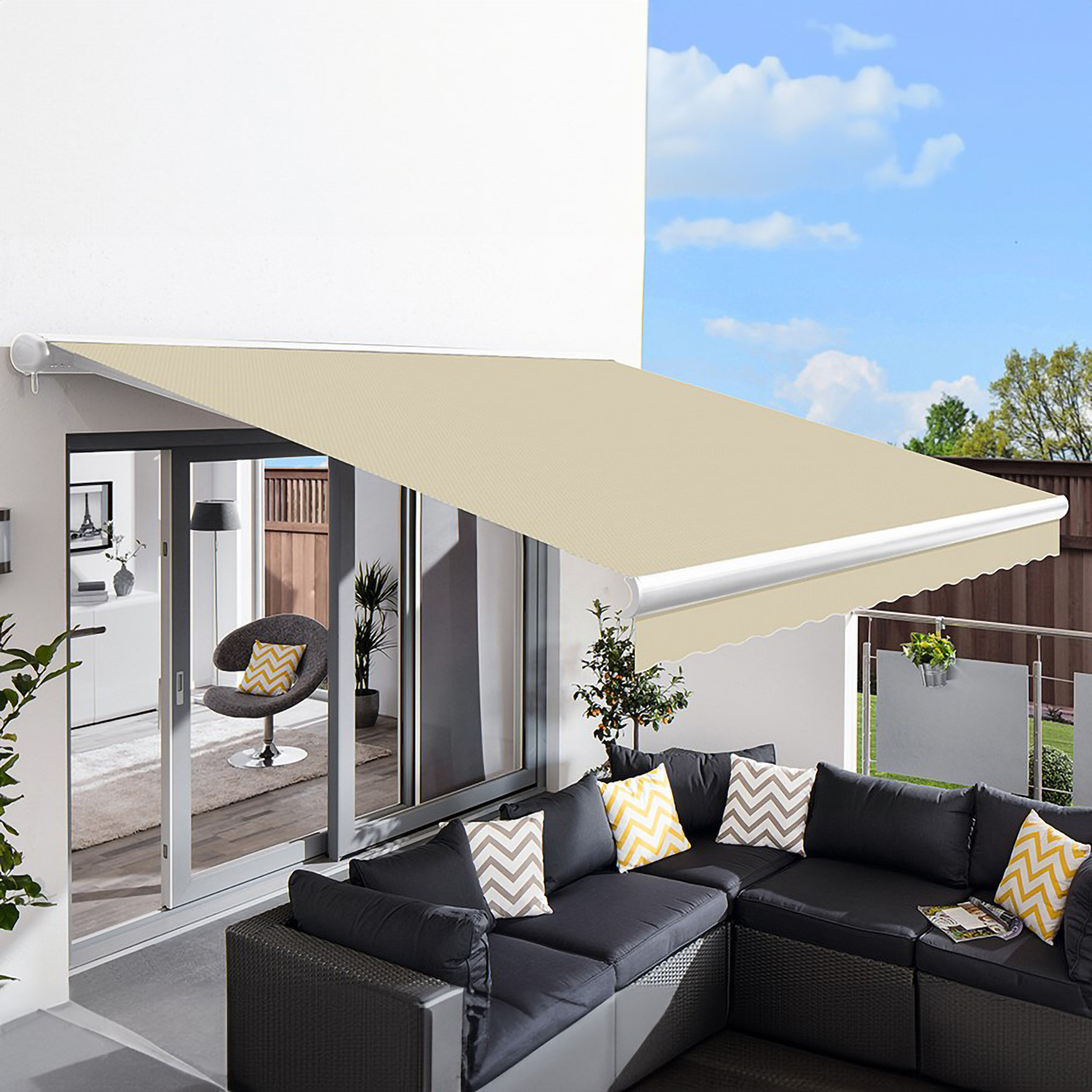 Image of Full Cassette Electric Patio Awning Canopy&hellip;