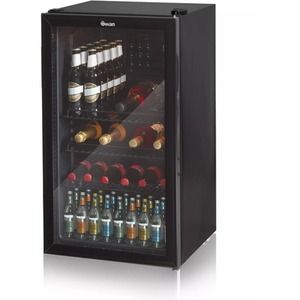 80L Black Undercounter Fridge