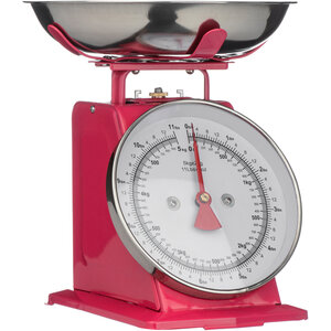 Olivier 5kg Hot Pink Retro Kitchen Scale