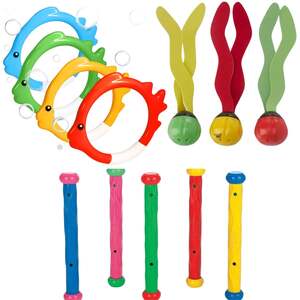 Intex 3-in-1 Underwater Dive Aquatic Balls, Play Sticks and Fish Rings