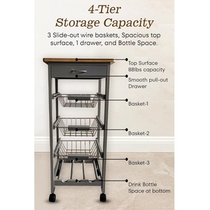 Kitchen Islands Trolley Cart