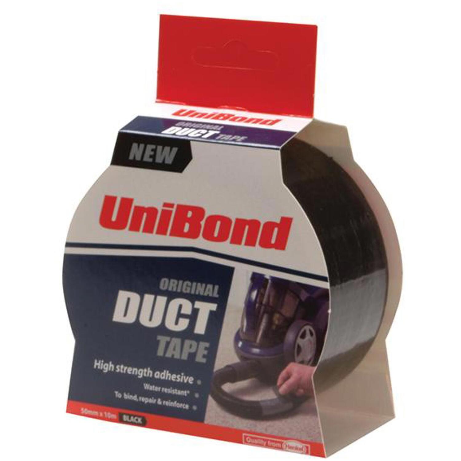 Unibond Black Duct Tape 50Mm X 25M 2675764 - Image 12