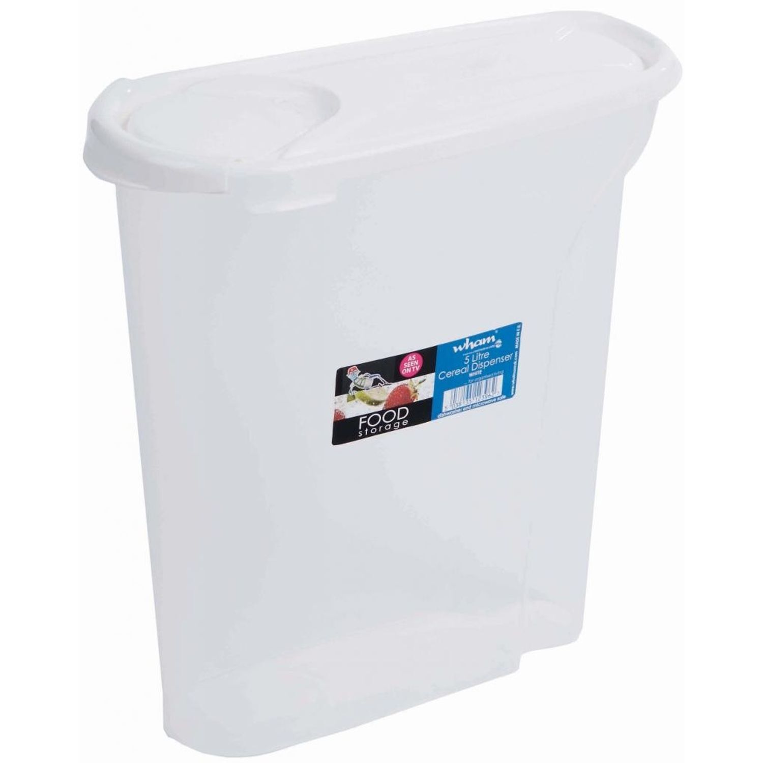 Wham Unisex White Cereal Dispenser Food Storage In - Image 2