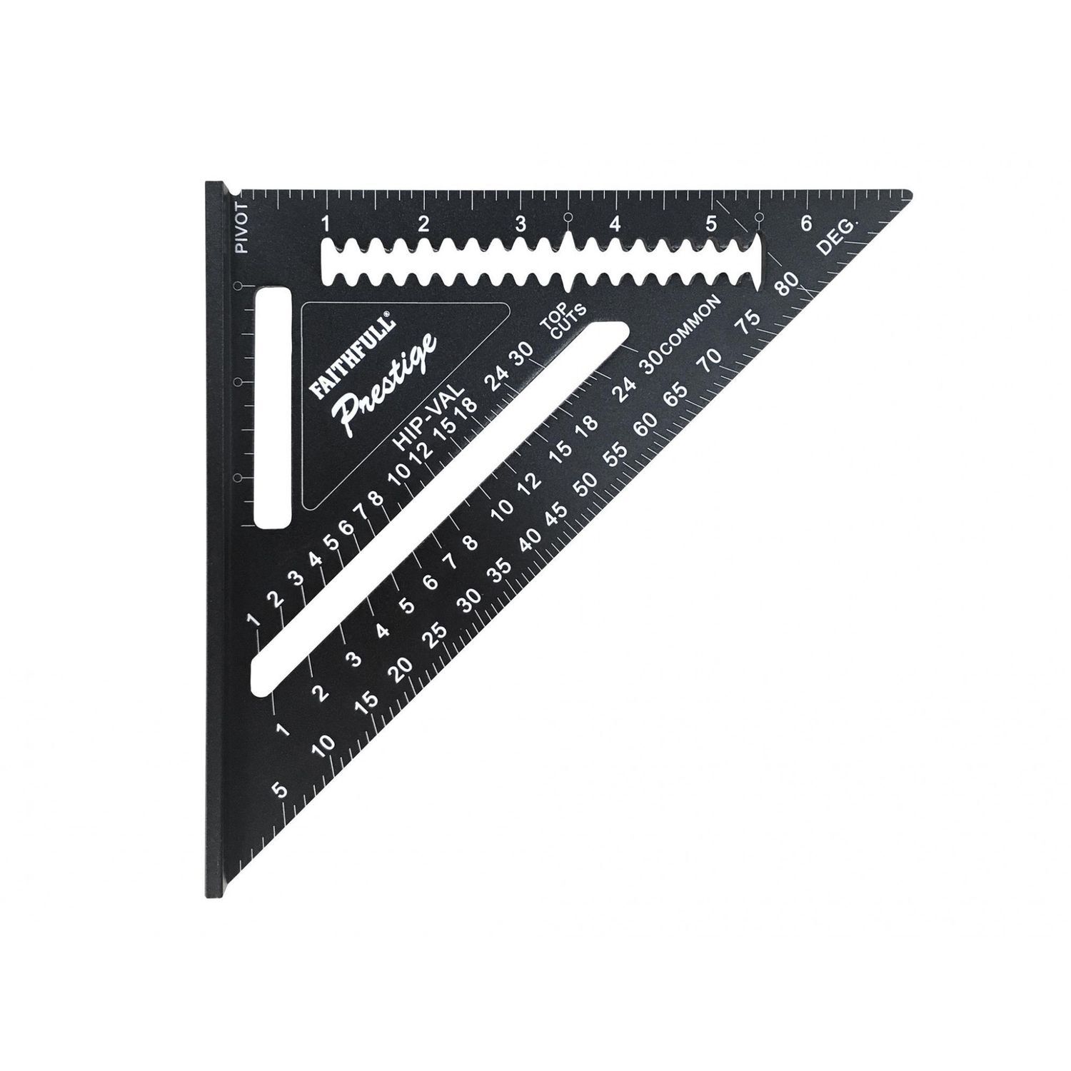 Faithfull Prestige Quick Square Black Aluminium - Multi Colour