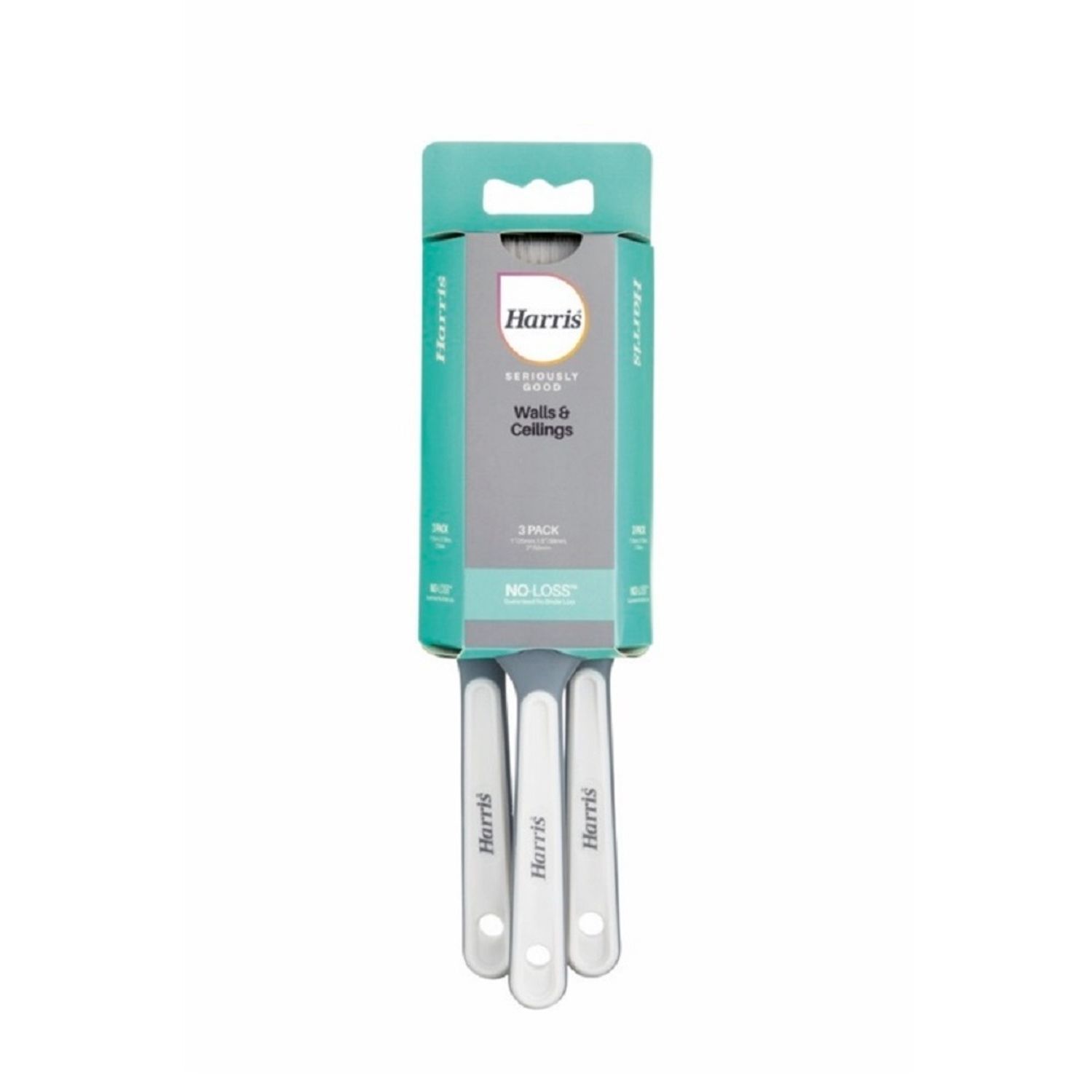 Harris Seriously Good Wall And Ceiling Paint Brush Set (Pack Of 3) - White