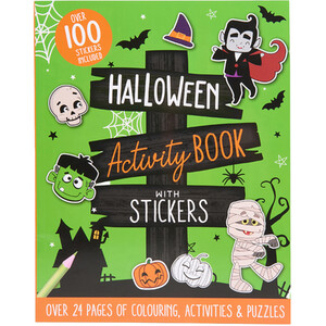 Halloween Activity Book with Stickers