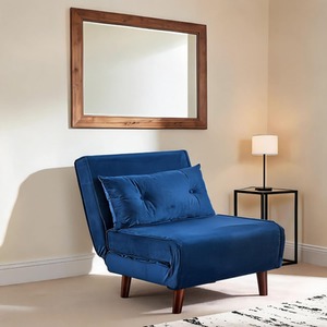 Blue Home Source Morella Velvet Single Folding Sofa Bed shot 15860204