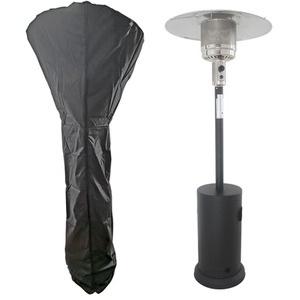 HEATSURE 13kW Umbrella Patio Gas Heater Black