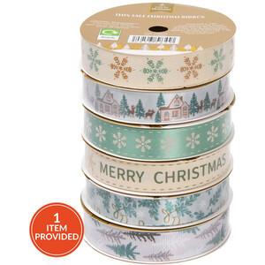 Thin Sage Ribbon
