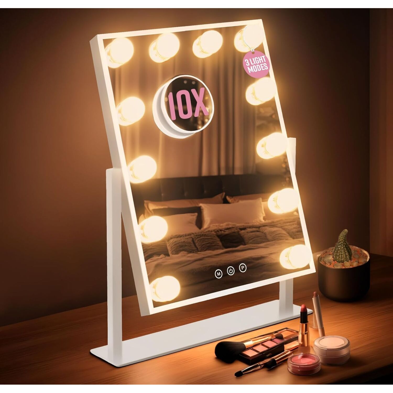 Image of GloBrite 12 LED Hollywood Dressing Table&hellip;
