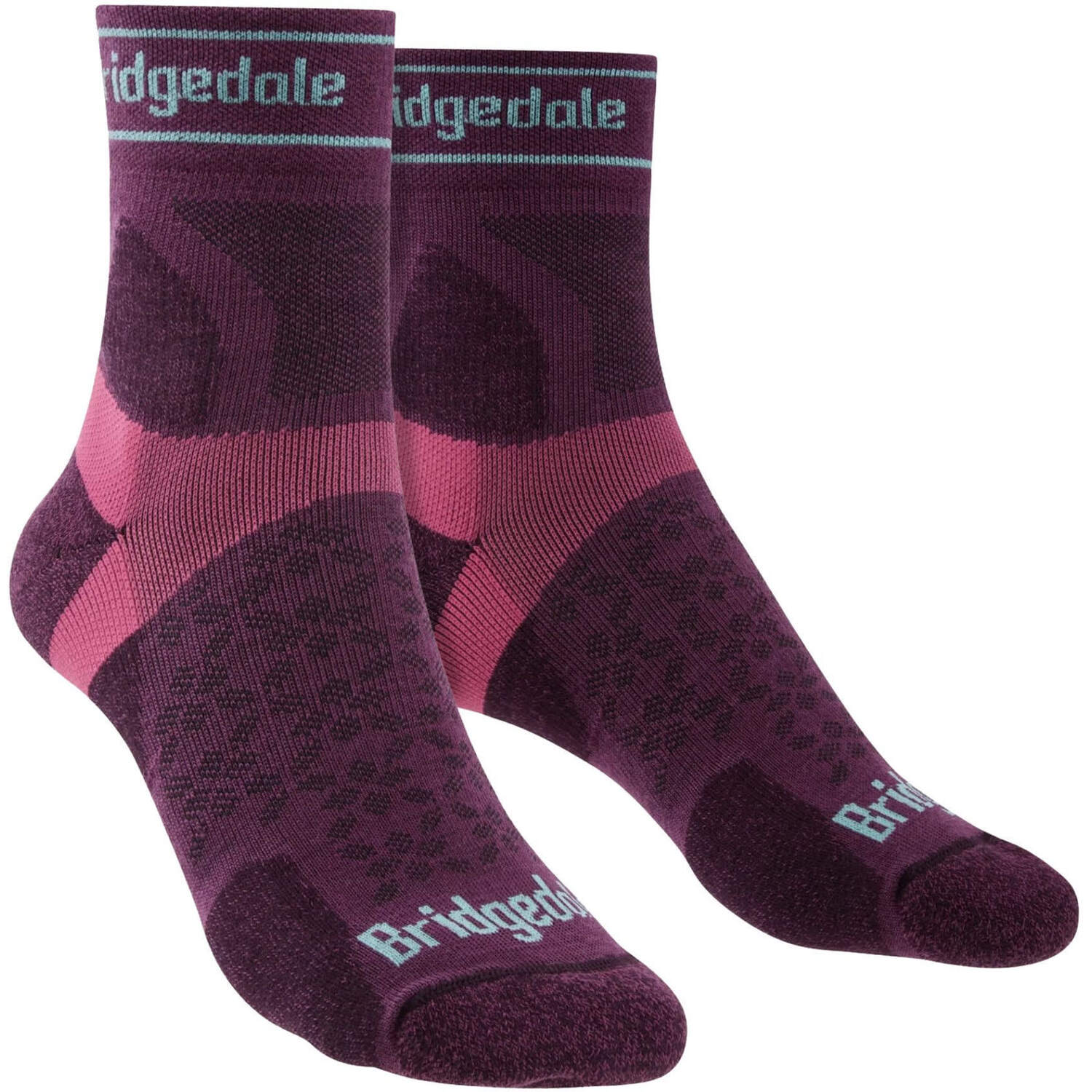Bridgedale Womens Running Ultralight Merino Wool Sport Socks