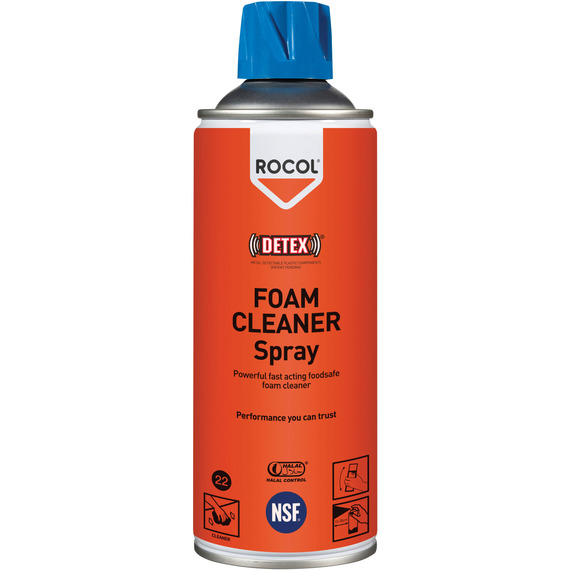 Rocol foam cleaner spray 400ml, NSF A1 and Halal certified food-grade foaming cleaner