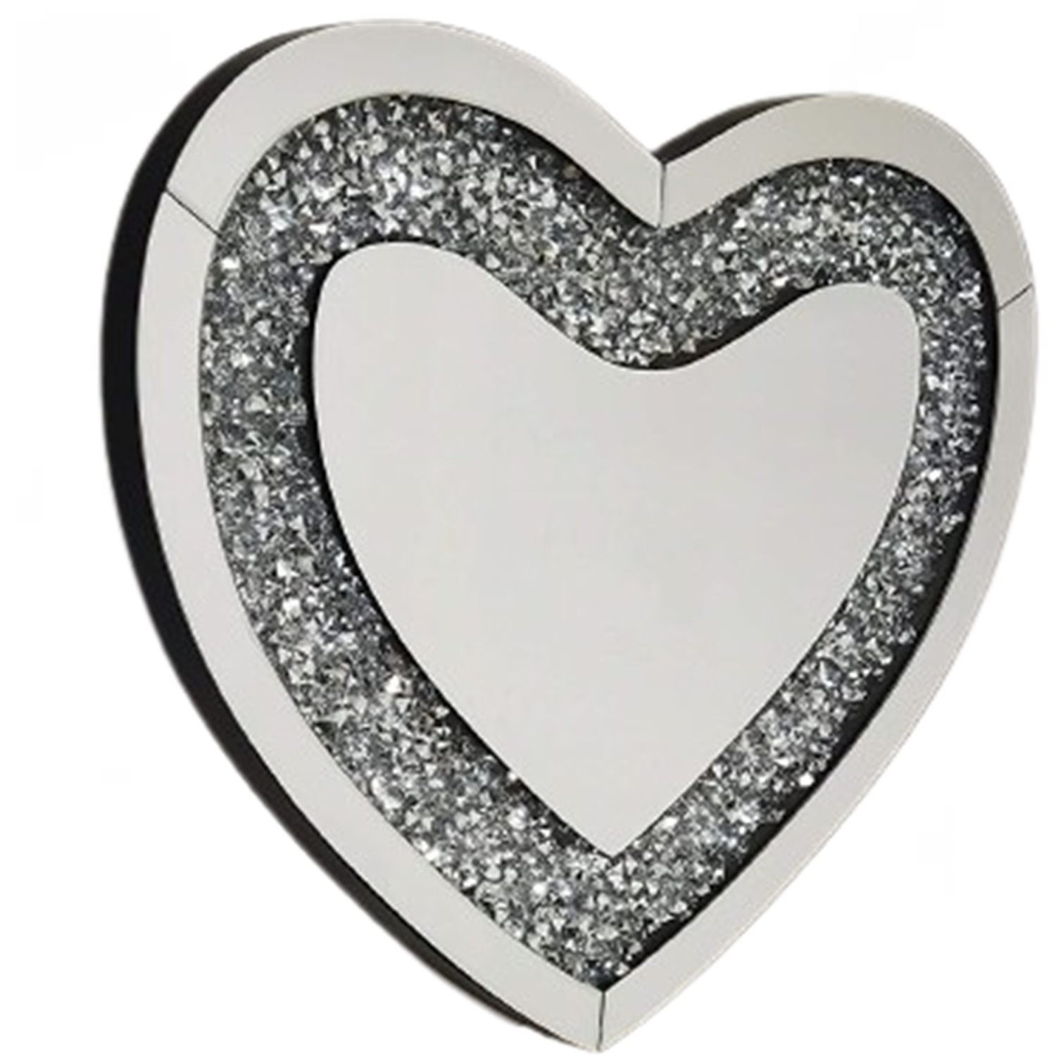 Image of Heart Shape Crushed Diamond Crystal Wall&hellip;