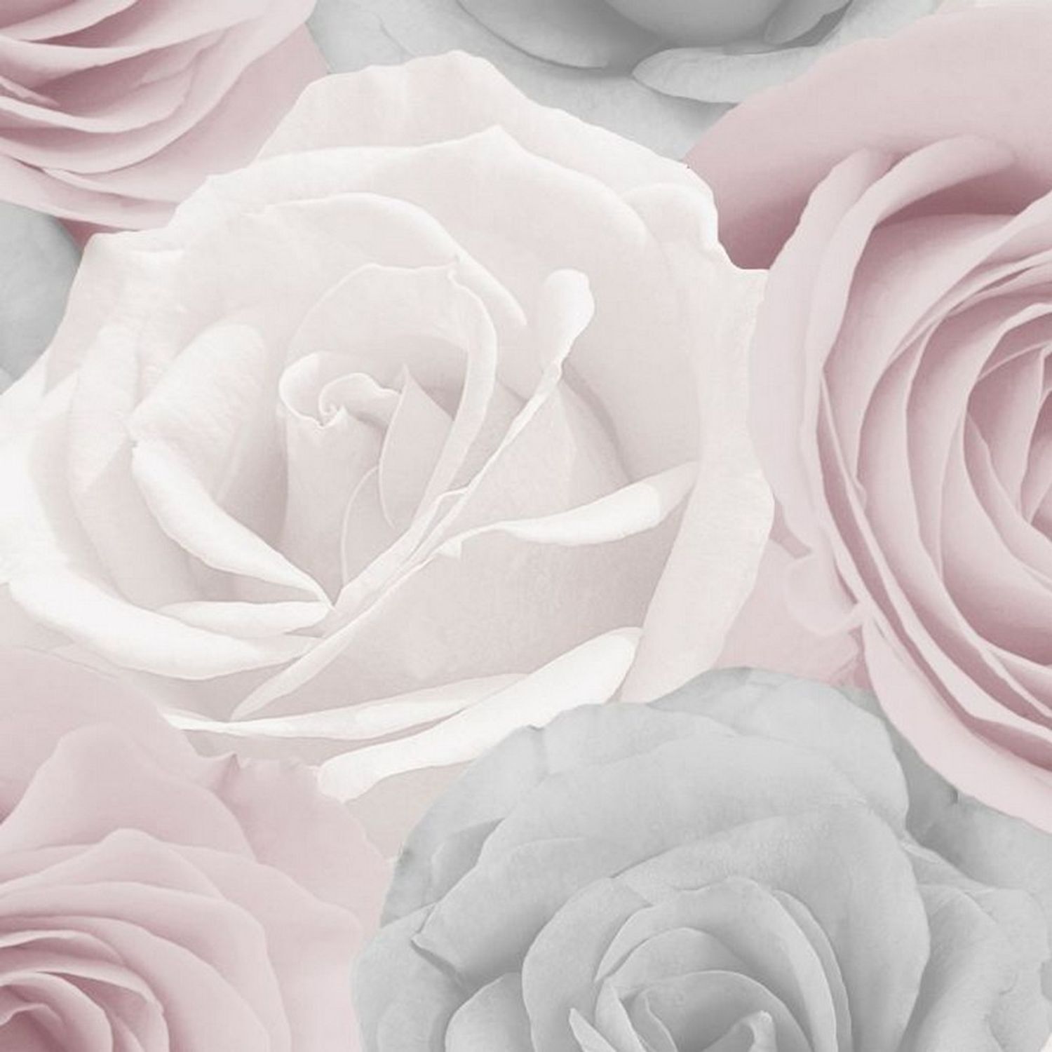 World Of Wallpaper Melany Roses Wallpaper Pink(10M X 53Cm) - Pink