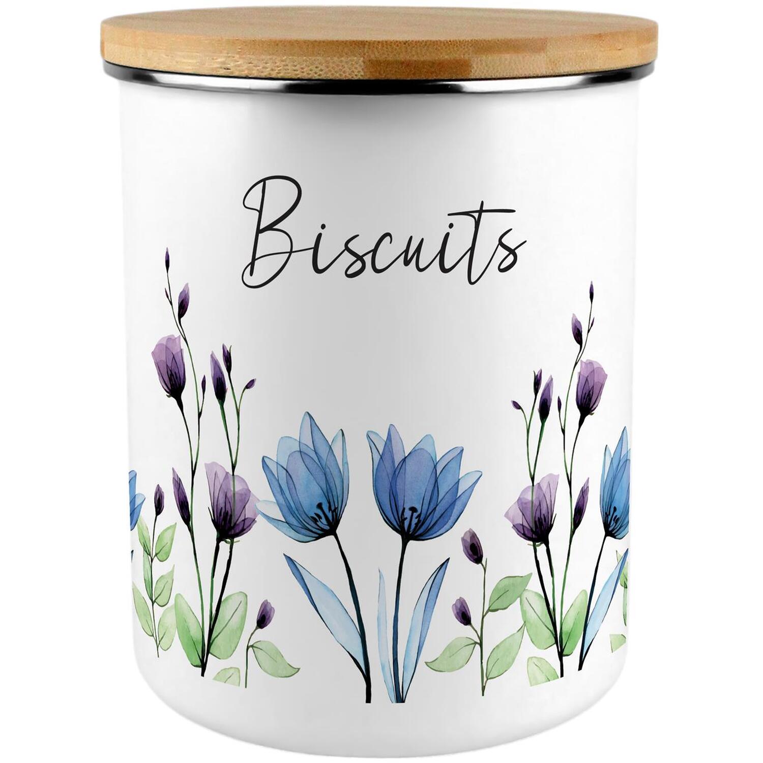 Purely Home - Biscuit Tin - Large - Floral Design - Image 3
