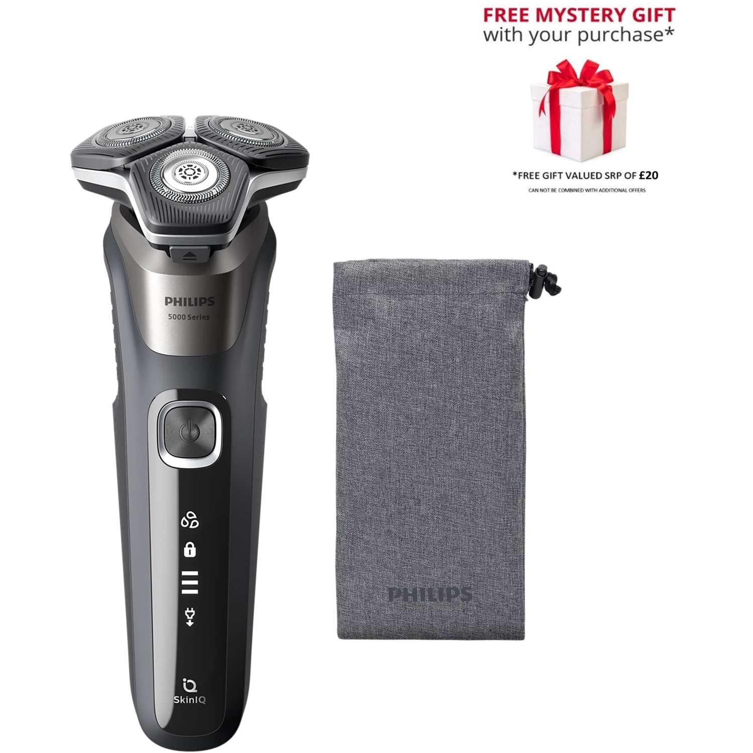 Philips Shaver Series 5000, Wet and Dry Rechargeable Electric Shave - Image 5