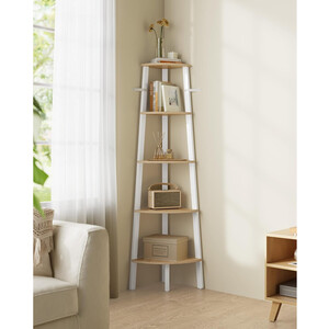 5-Level Corner Display Ladder Shelf Stand